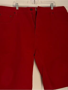 Beyond the Limit -Bright Red Casual Shorts
